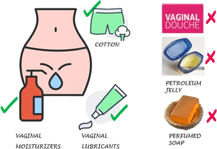 precautions you can take for vaginal dryness